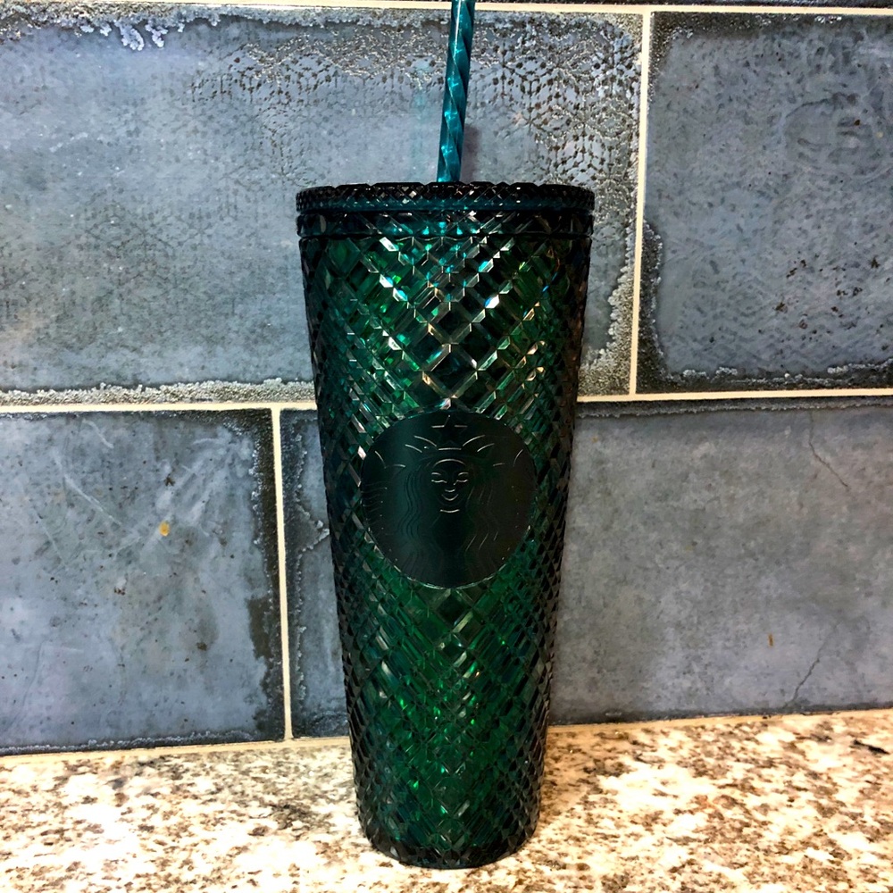 Starbucks Green Tumbler with Straw